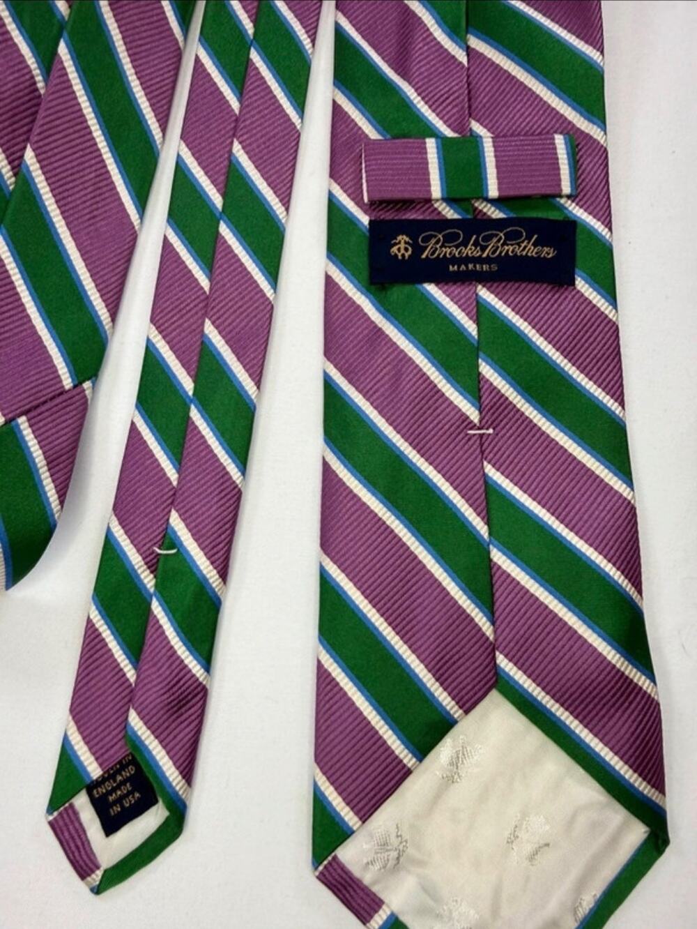 Brooks Brothers Makers Vintage Striped Silk Tie